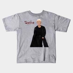 Spike the vampire slayer Kids T-Shirt